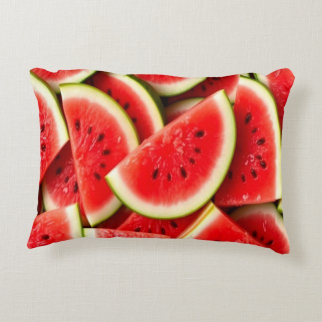 Watermelon Accent Pillow (Back)