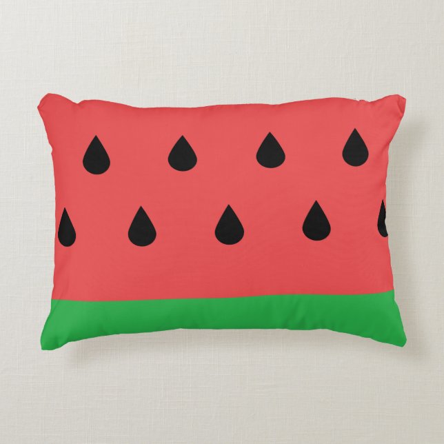 Watermelon Accent Pillow (Front)