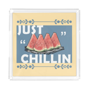 watermelon acrylic tray