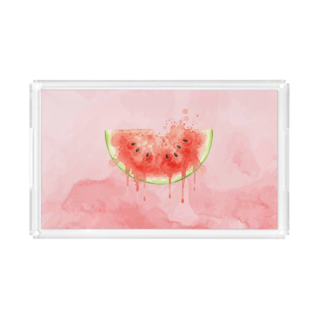 Watermelon Acrylic Tray (Front)