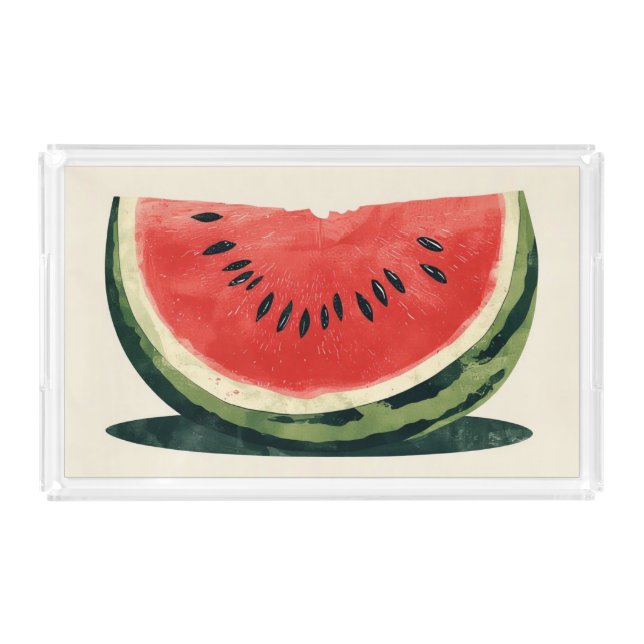 Watermelon Acrylic Tray (Front)