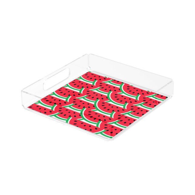 Watermelon  acrylic tray (Angled)
