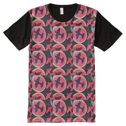 WATERMELON AIRCRAFT All-Over-Print SHIRT