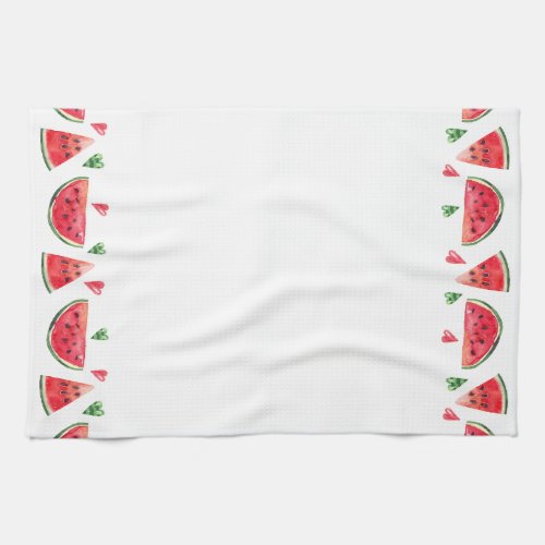 Watermelon and Hearts Kitchen Towel
