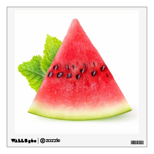 Watermelon and mint wall decal