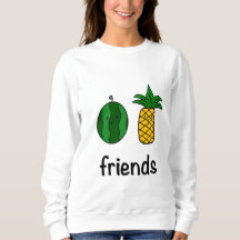 Watermelon and Pineapple Women's Sweatshirt