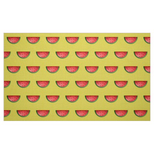 Watermelon and Polka Dots Fabric