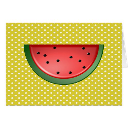 Watermelon and Polks Dots (Front Horizontal)