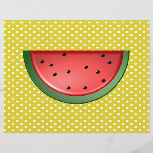 Watermelon and Polks Dots (Front)
