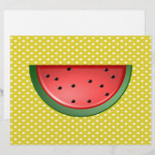 Watermelon and Polks Dots (Front/Back)