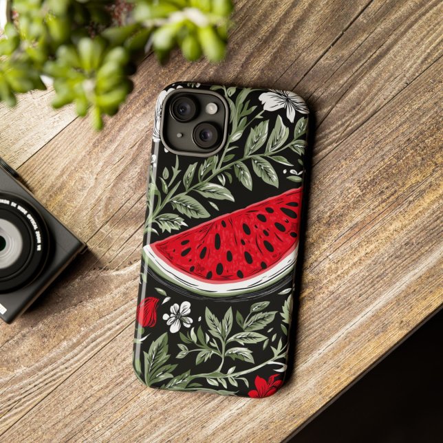 Watermelon and Poppy  Case-Mate iPhone Case (Watermelon Phone Case)