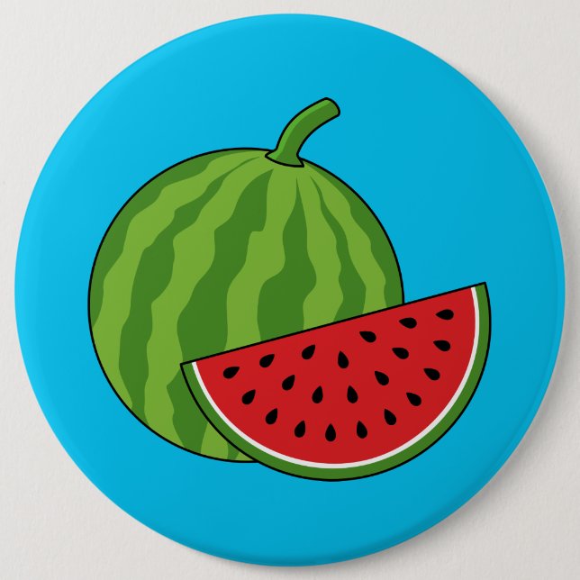 Watermelon and Slice Button (Front)