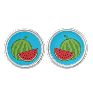 Watermelon and Slice Cufflinks