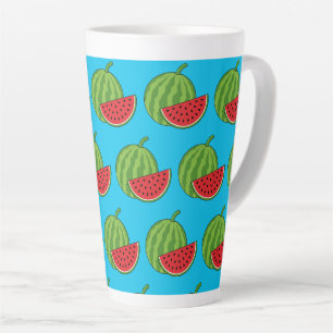 Watermelon and Slice Latte Mug