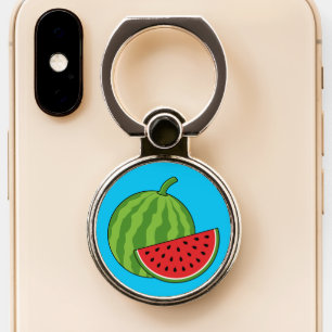 Watermelon and Slice Phone Ring Stand
