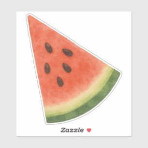 Watermelon Any Way You Slice it Summer Party Sticker
