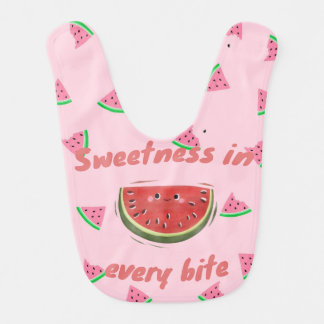 Watermelon Baby Bib – Sweetness Inside