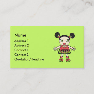 Watermelon baby business card