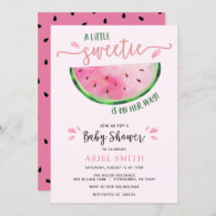 Watermelon Baby Shower  Invitation