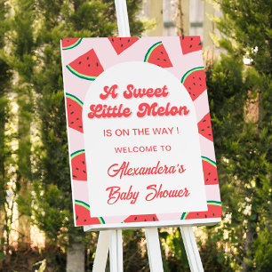 Watermelon Baby Shower Welcome Foam Board