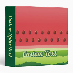 Watermelon Background 3 Ring Binder