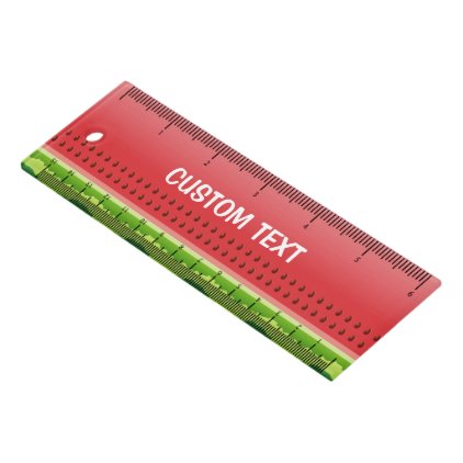 Watermelon Background 6 inch Ruler