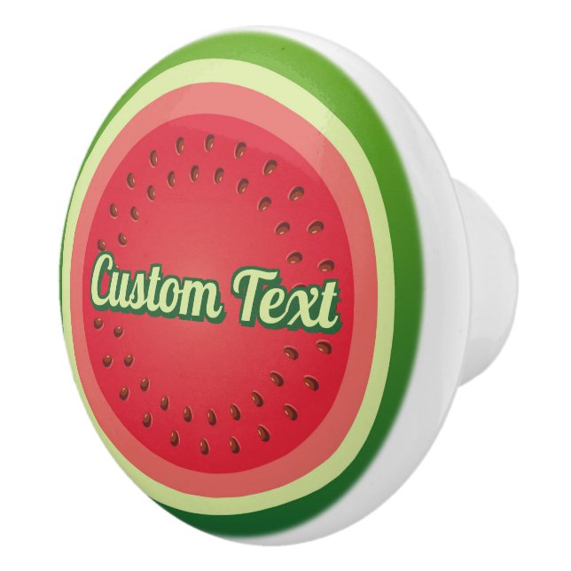 Watermelon Background Ceramic Knob (Right)