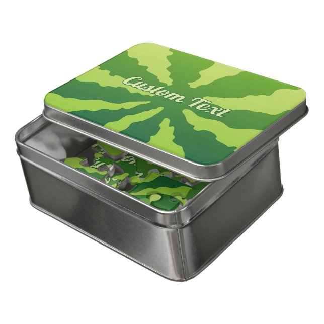 Watermelon background jigsaw puzzle (Lid Open)