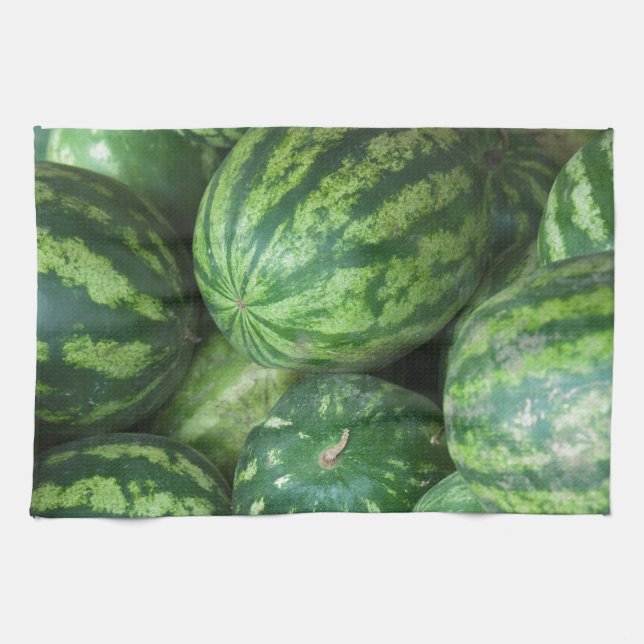 Watermelon background kitchen towel (Horizontal)