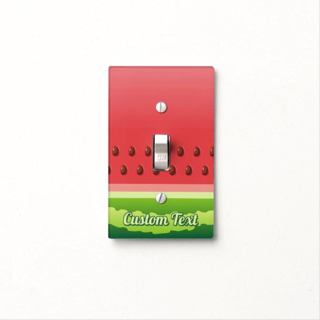 Watermelon Background Light Switch Cover (In Situ)