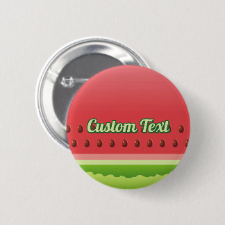 Watermelon Background Pinback Button