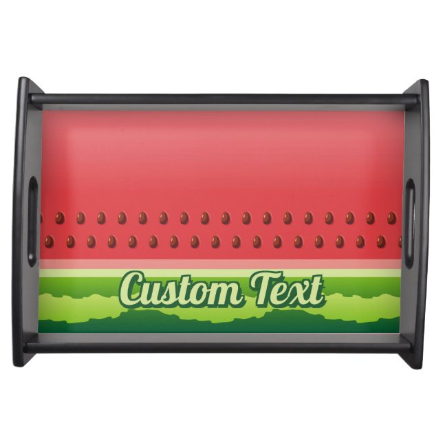 Watermelon Background Serving Tray (Front)