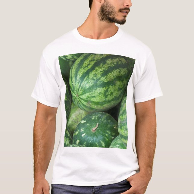 Watermelon background T-Shirt (Front)