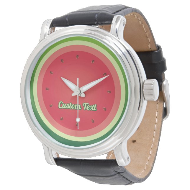 Watermelon Background Watch (Angled)