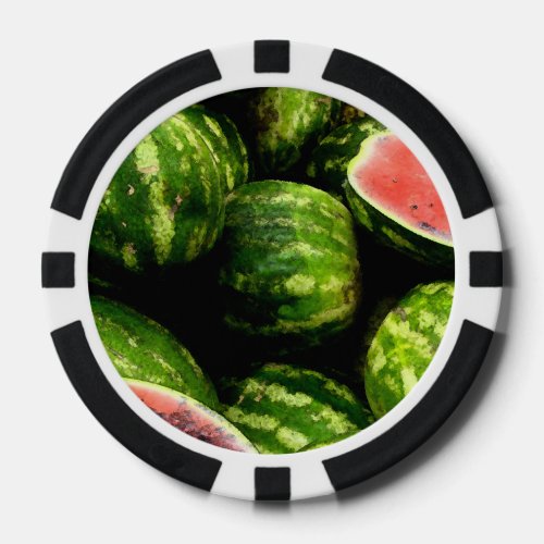 Watermelon Batch Poker Chips