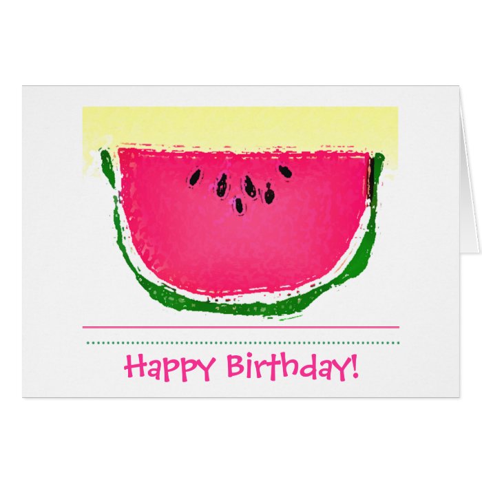 Watermelon BIrthday Card