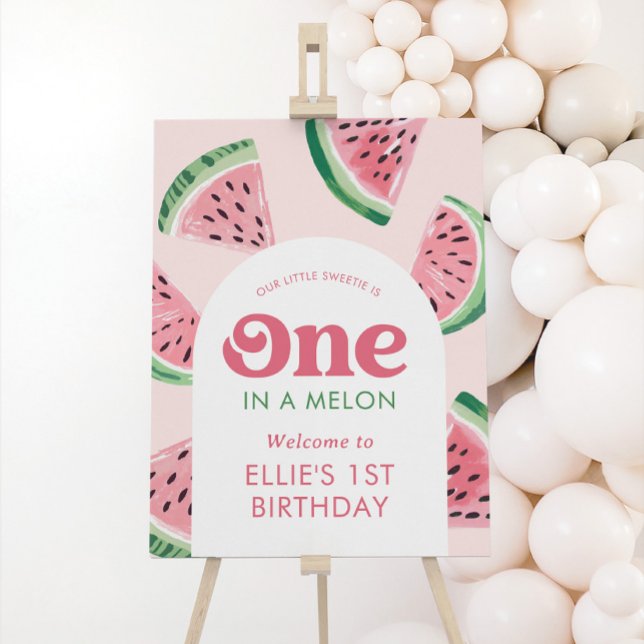 Watermelon Birthday Welcome Sign (Creator Uploaded)