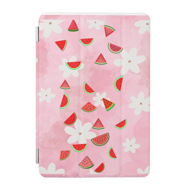 Watermelon Bloom – Fun Summer Floral Pattern" iPad Mini Cover (Front)