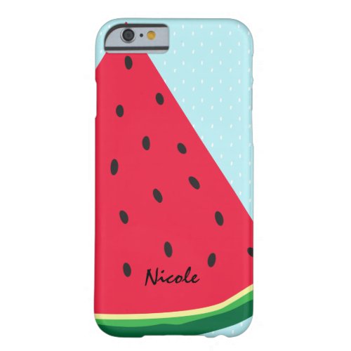 Watermelon Blue Fun Summer Fruit Phone Case