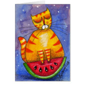 Watermelon Boat - Card (Front)