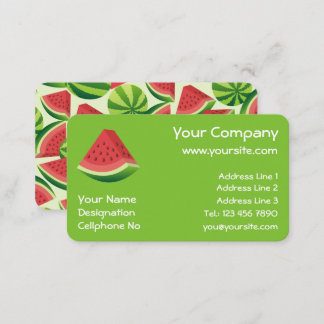 Watermelon Business Card