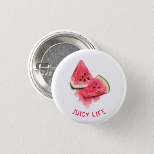Watermelon Button Red Sweet Juicy Tasty Pieces