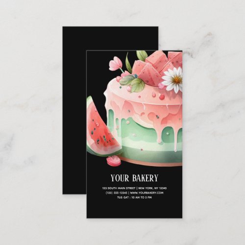 Watermelon Cake business card