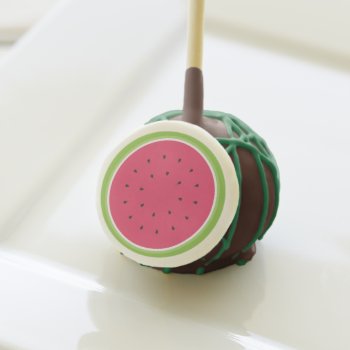 Watermelon Cake Pops by imaginarystory at Zazzle