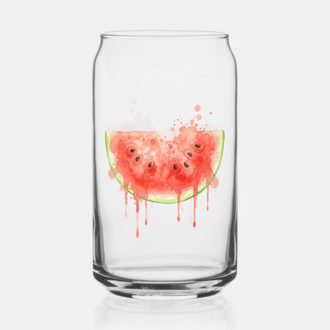Watermelon Can Glass (Front)
