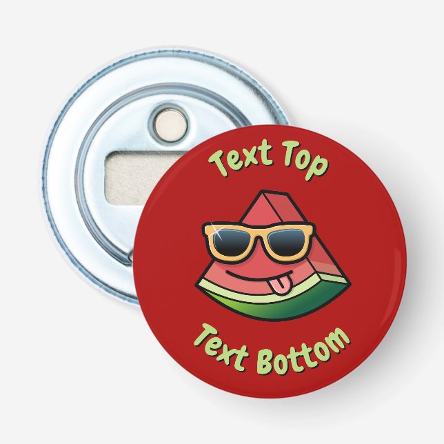 Watermelon Cartoon Bottle Opener (Front)