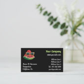 Watermelon Cartoon Business Card (Standing Front)