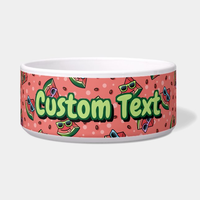 Watermelon Cartoon Pattern Bowl (Front)