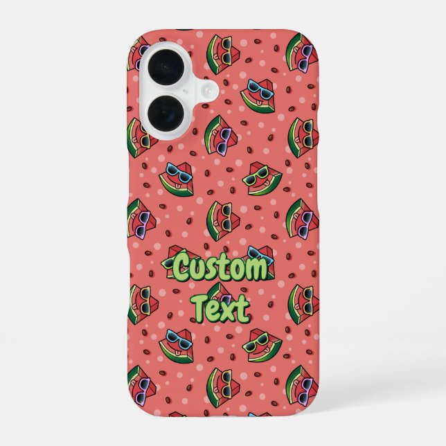 Watermelon Cartoon Pattern Iphone Case (Back)