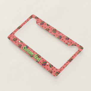 Watermelon Cartoon Pattern License Plate Frame